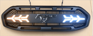 Mustang Type LED Grill Suits Ford Ranger T8 2018