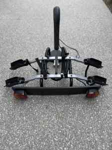 Bike Carrier - Tow ball mount with platforms for 2 bikes
