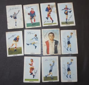Kornies Footballers in Action Cards.