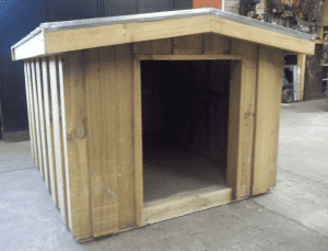 Dog Kennel - Small, Treated Pine Timber, Waterproof Floor