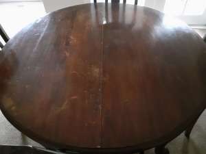 Blackwood Dining Table and 4 Chairs
