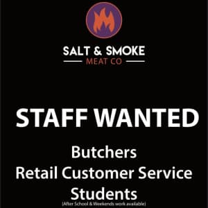 Retail Staff & Butchers(COOLANGATTA)(Salt & Smoke Meat Co)