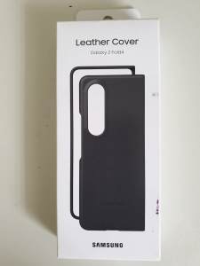 Genuine Samsung Z Fold 4 Leather Cover only