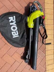 Ryobi Cordless Blower/Vacuum. Battery Charger. Warranty to 22 May 26