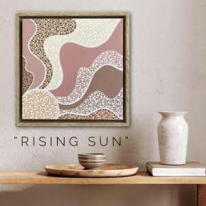 Artwork – “RISING SUN“ – Hand Painted by Artist Nikki Silk – READ AD