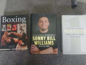 Boxing and MMA Books Mayweather Tyson Ali boxer