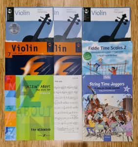 Violin AMEB, scales, jazz and other books