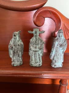Bronze Chinese Wise Men Figurines