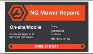Mobile Mower repairs & servicing ride on and push mower