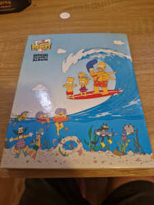 The simpsons pickers various tazos set in folder 