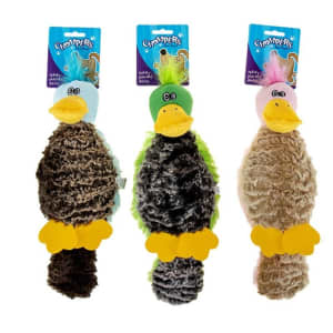 Chompers- Animals Plush dog toys with squeaker Bird 37CM -(1pc Ra...