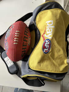 AFL Sherrin kangaroo brand , new With AFL sports bag