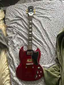 Vintage Epiphone SG 61 Standard in Cherry Red