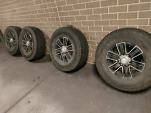 Mag wheels and tyres for Nissan navara 2011