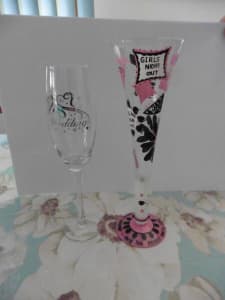 Girls Night Out and Wedding Glass