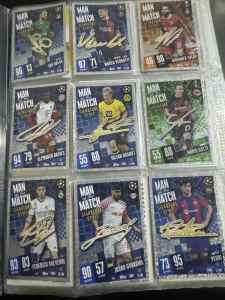 Match Attax soccer Cards Man of the Match signature style******2024