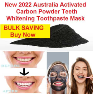 Activated charcoal pure powder teeth tooth whitening