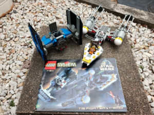 Star Wars 7150 TIE Fighter and Y-wing 409 piece released 1999 $450 set