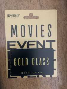 Event cinemas gold class movies $100 voucher