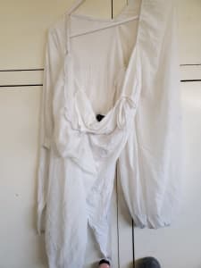 Womens White Shein Dress Size XL EU 44