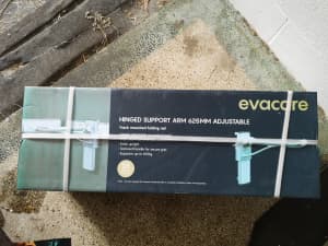 Evacare Wall Tack Mounted Adjustable 625mm Support Arm150KG Aged Care