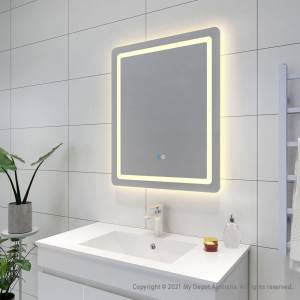 650*800 Warm light LED mirror with demister
