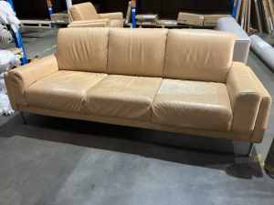 Free 3+1.5 seater leather sofa for pickup from Silverwater