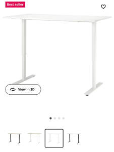 Sit / Stand desk - second hand ikea model