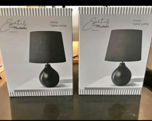 2 x NEW Table Lamp Bases in Box