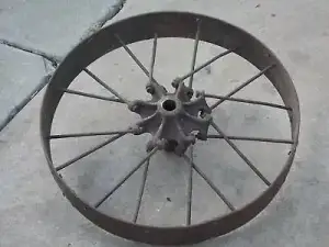 Antique All Steel Wagon Wheel