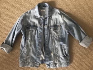 Esprit oversized denim jacket size S- LIKE NEW