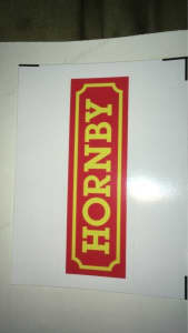 Hornby sticker or decal 5 available