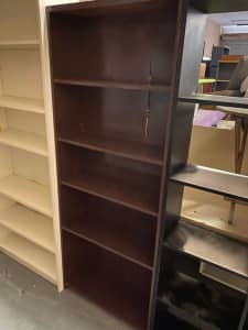 Mahogany coloured wooden bookcase (Pick up or Delivery)