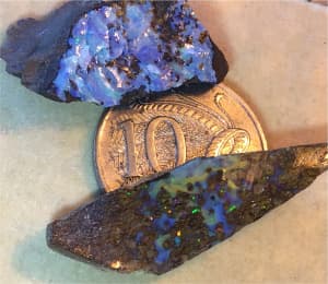 2 Rough Opal Specimens