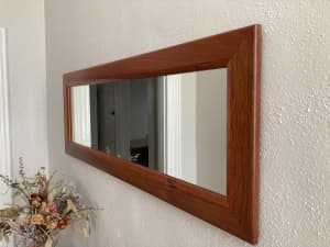 Mirror in sheoak frame