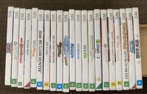 Nintendo Wii Console 21 Games