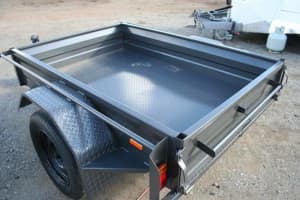 6x4 Heavy Duty Box Trailer with Low sides
