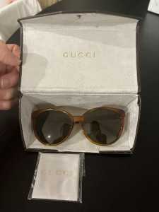 Gucci sunglasses and case