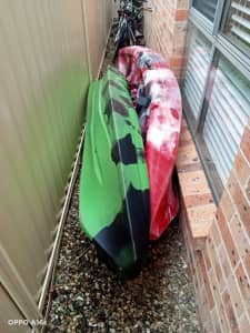used in New South Wales, Kayaks & Paddle