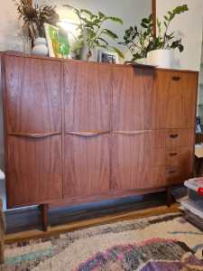Gorgeous extra large original Chiswell mid century bar cabinet