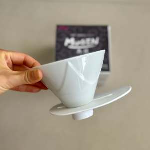 Hario Mugen Coffee Dripper - White Ceramic - Brand New