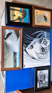 Various art works and posters