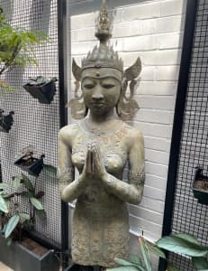 Buddha statue for garden (metal) 