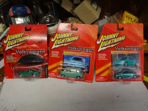 johnny lightning volkswagen collection 3 cars sell thelot