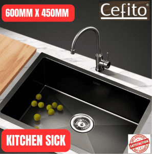 600mm x 450mm Kitchen Sink Basin Heavy Duty - Limited Stock