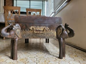 Antique Elephant Coffee table price $1100