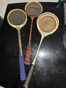 Wanted: Vintage squash racquets x 3