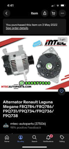Renault alternator / generator - new