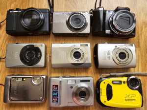 Canon ixus, Leica, Fujifilm, Nikon, Olympus Compact Digital Cameras