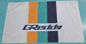 GREDDY Flag Banner for Workshop Shed Man Cave Old School JDM